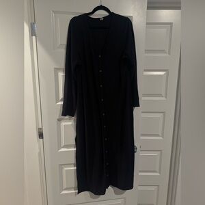 Long sleeve ribbed maxi dress